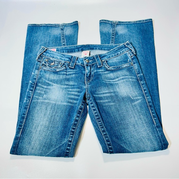 True Religion jeans Disco Joey Flare jeans mid rise Little stretch Size 29 - Picture 2 of 15